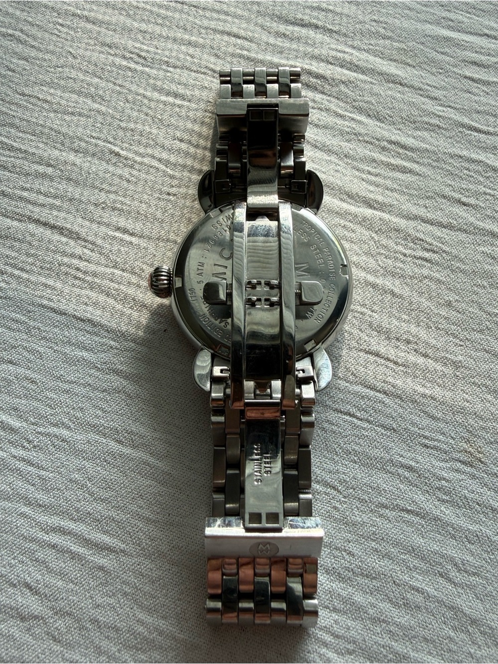 Rare NOS Michele CSX Tropical Paradise Diamond Frog 36mm Quartz Watch 1/750 - Picture 5 of 8